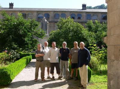 En Sarria   24  km.  final  por ahora.  Otra vez calor