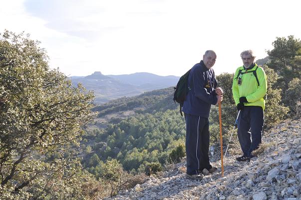 sabado 17  Dic.  Forcall la mola, magnífica mañana de invierno